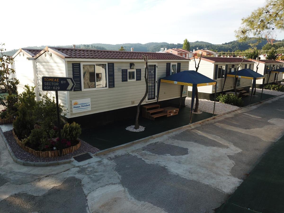 Happy Camp Mobile Homes In Castello Camping & Summer Resort เนโอสมาร์มาราส ภายนอก รูปภาพ
