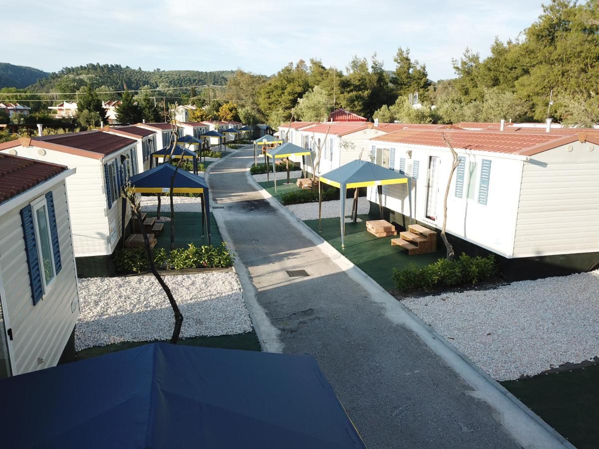 Happy Camp Mobile Homes In Castello Camping & Summer Resort เนโอสมาร์มาราส ภายนอก รูปภาพ